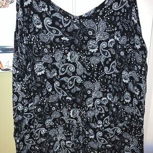 Knox Rose Black Floral Dress Size XXL